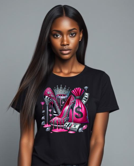 High heals and money T-Shirt