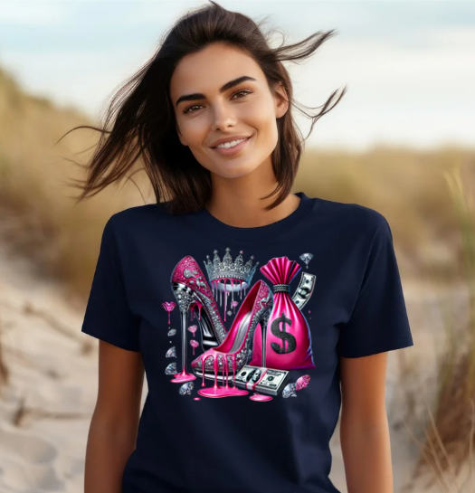 High heals and money T-Shirt
