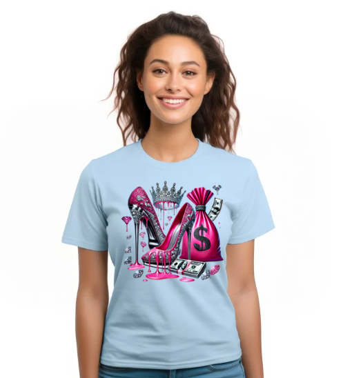 High heals and money T-Shirt