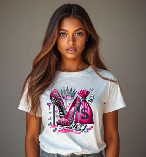 High heals and money T-Shirt
